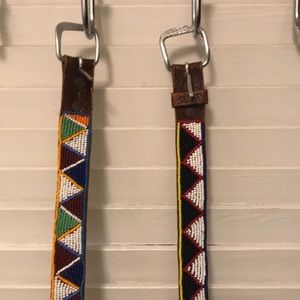 Native American beaded belts